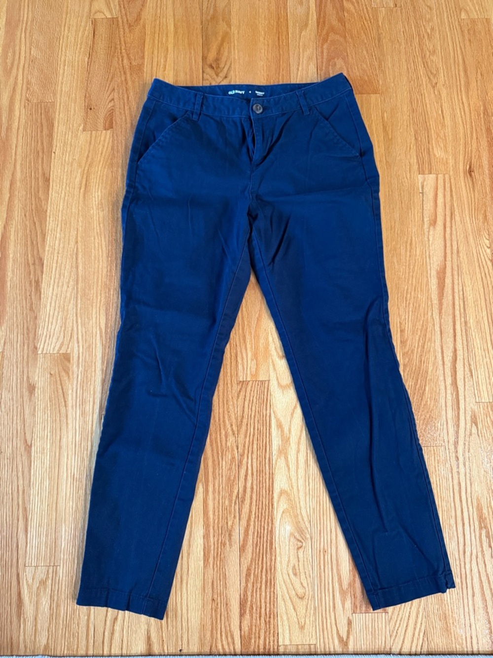 Old Navy Navy Straight Leg Trousers